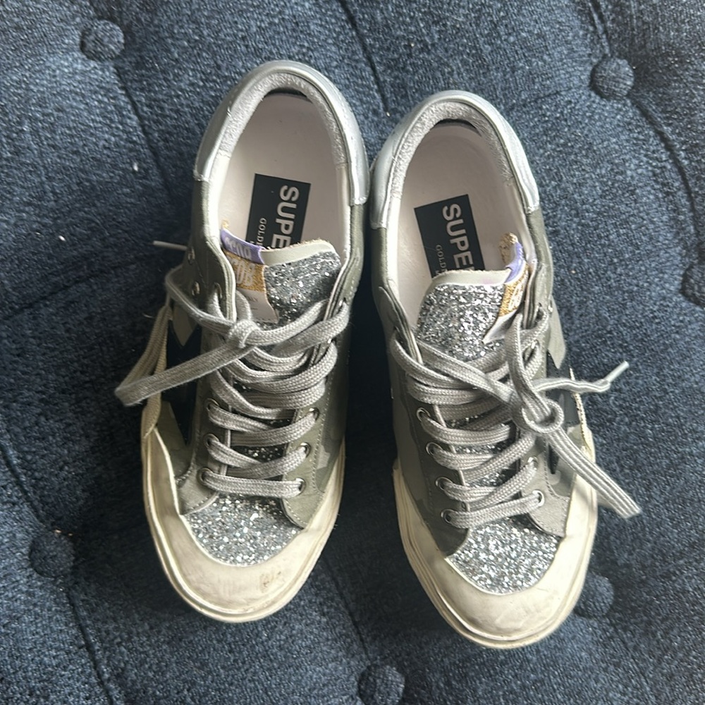 Golden Goose Ball Star army green